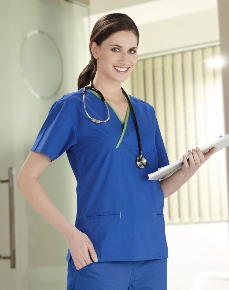 Contrast Ladies Scrub H10722
